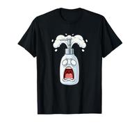 Pompe à Savon moussant Crazy Face Humour T-Shirt