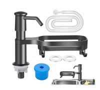 Pompe À Savon Pour Évier - Pompe De Comptoir Support Pour Éponge Avec Tube d'Extension 99 cm - Déverseur de Détergent Lavage Vaisselle | Porte-Éponge Tube D'Extension 99 cm Camping-Car Maison Restaura