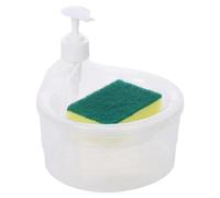 Pompe à savon transparente, récipient rechargeable spacieux, organisateur | Design transparent pour lotion, shampooing, lavage des mains, liquide vaisselle et plan de travail