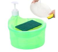 Pompe à savon transparente, récipient rechargeable spacieux, organisateur | Design transparent pour lotion, shampooing, lavage des mains, liquide vaisselle et plan de travail