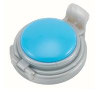 Pompe à sceller pour canettes de boissons gazéifiées 355 ml (bleu) | Technologie de pression, arrête pour s'échapper, maintient le soda pétillant, joint hermétique, action facile de la pompe