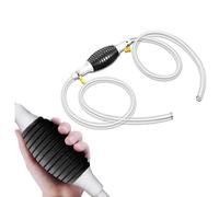 Pompe à Siphon à tuyau Flexible, manuelle, transfert de liquide, ventouse de carburant, ampoule en caoutchouc PVC transparent pour essence, Diesel, eau, voiture Transparent 1.5m