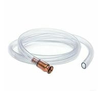 Pompe à siphon auto-amorçante avec tuyau de 150 cm et buse de sécurité pour un transfert facile et sûr des liquides des piscines, réservoirs et éviers