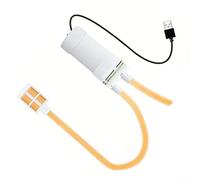 Pompe à siphon auto-amorçante rechargeable, minimise l'oxydation et les perturbations des sédiments pour les boissons fermentées claires, USB portable pour mise en bouteille, blanc (1,6 m)