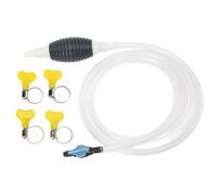 Pompe à Siphon De Transfert De Carburant Liquide Avec Tuyau De 2 M, Aspiration Manuelle Universelle Pour Liquides D'eau, Essence Diesel