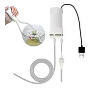 Pompe à siphon électrique - Mini pompe à eau électrique S/M/L, aspirateur auto-amorçant, alimenté par USB, USB portable pour aquarium de piscine | Évier, étang, irrigation, jardin, sous-sol, RV