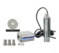 Pompe à siphon électrique portable 21 V sans fil - Dispositif de transfert de fluide à débit rapide - Pompe à eau diesel - Corps en métal - 5,2 cm (38 pompes, tuyau de 10 m)