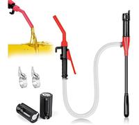 Pompe à siphon électrique portable - DOK - Transfert diesel et essence - Alimentée par batterie - Débit 2,4 gallons/min