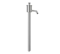 Pompe à Siphon Manuelle Portable, 60 Acier Inoxydable Sans Couvercle