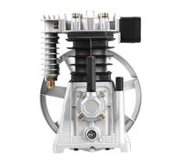 Pompe à Tête de Compresseur d'air 2.2KW 3HP Piston-Cylindre-Compresseur d'air-Tête-Pompe-Tête-Moteur-Outil-Air 250L/minTête de pompe compresseur d'air double cylindre lubrifié à l'huile