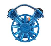 Pompe à TêTe De Compresseur D'Air Pac, TêTe De Pompe Compresseur Moteur, Outil Pneumatique 3hp, Type De Piston à Double Cylindre, Avec Silencieux, Pour SynthèSe Gaz RéFrigéRation (Bleu, 1000 tr/min)