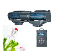 Pompe à vagues à flux transversal pour aquarium, 7 modes, connexion rapide en 1 seconde, avec écran LCD, pour aquarium d'eau salée et d'eau douce (45 W)