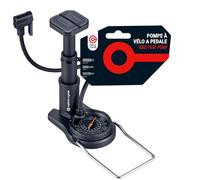 Pompe a Velo a Pied avec Manomètre 160 PSI / 11 Bar - Gonfleur à Pied Vélo | Pompe à Vélo a Pedale pour VTT, BMX, E-Bike | Floor Bike Pump à Pedale