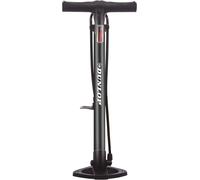 Pompe À Vélo Avec Double Valve - Pas De/Avec Manomètre - Pompe À Pied Pour Velo Avec 2 Adapteurs - Pour Valve Dunlop, Presta Et Schrader - Pompe 11-12bar/ 160-180 Psi - Plastique - Noir