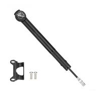 Pompe à vélo double cylindre 160 PSI avec jauge de précision | Double cylindre, réduit de moitié l'effort de pompage, atteint 160 psi rapidement, idéal pour les pneus de route et de VTT