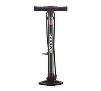 Dunlop Pompe à pied pour vélo - Double valve Presta/Dunlop/Schrader - 12 bar - 63 cm - Noir
