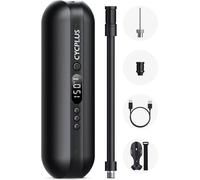 Pompe À Vélo Électrique 150psi,Pompe Velo Electrique,Mini Compresseur,Gonfleur Velo Portable, Banque De Puissance A2 Blanc Noir