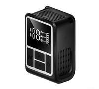 Pompe à vélo électrique avec affichage numérique, gonfleur de pneu sans fil, pompe à vélo électrique portable, pour motos, gonflage rapide (blanc)