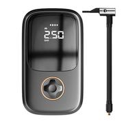 Pompe à vélo électrique - Compresseur d'air intelligent de charge USB, dispositif de pompage portable avec plusieurs modes, système de contrôle de pression numérique, éclairage LED lumineux avec