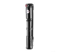 Pompe à vélo en alliage 300 psi avec manomètre, pompe à main double étape Hi-V/Hi-P pour pneus de vélo de route, gonfleur d'air portable avec purgeur de pression (noir)