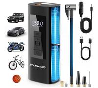 Pompe A Velo Gonfleur Pneus Voiture Sans Fil - Compresseur À Air Portatif - Gonfleur Electrique Compresseur Voiture Numérique