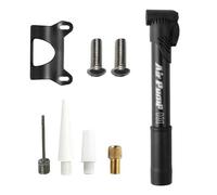 Pompe à vélo Manuelle - Pompe à Main Haute Pression, Pome à air Portable, Robuste, Polyvalente | 4 Accessoires pour Basket-Ball, Football, Moto, Ballon, Voyage, Cyclisme, Camping, Sports de Plein air