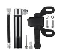 Pompe à Vélo Mini Portable en Alliage D’Aluminium Noire | Gonfleur Manuel, Fixation Verrouillable Cadre, Raccord Fileté Sécurisé, Emballage Boîte
