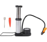 Pompe à vélo Minitor gonfleur de pneus à pied pour voiture de moto électrique Argent