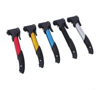 Pompe à vélo multi-usage pour vélos électriques et vélos de route Mini pompe manuelle avec fonction de gonflage double action (bleu)