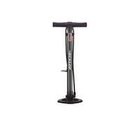 Dunlop Pompe à vélo 12 bar – 2 en 1, Plastique, Pour valves Dunlop, Schrader et Françaises – Noir