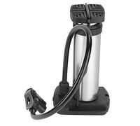 Pompe à Vélo, Pompe à Air de Vélo, Pompe à Pneu de Vélo, Longueur de Tuyau d'air de 17,7 Pouces, Mini Pompe à Pied de Vélo Portable en Alliage d'aluminium, Pompe de Gonflage au