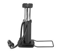 Pompe à Vélo, Pompe à Air de Vélo, Pompe à Pneu de Vélo, Longueur de Tuyau d'air de 17,7 Pouces, Mini Pompe à Pied de Vélo Portable en Alliage d'aluminium, Pompe de Gonflage au