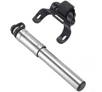 Pompe à vélo portable 130 PSI avec tuyau, alliage pour mini pompe à vélo | Pompe à vélo compacte avec compatibilité et presta, construction en alliage CNC et design portable pour le cyclisme sur route