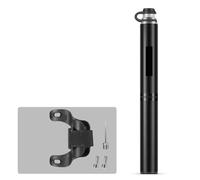 Pompe à vélo Portable 160PSI, Mini Pompe en Alliage d'aluminium, gonfleur de Valve, Accessoires Route et VTT pour pneus de vélo, Ballons et gonflables(Black)
