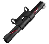 Pompe à Vélo Portable Haute Pression, Gonflage Manuel, Rouge
