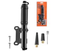 Pompe à vélo portable - Pompe à air manuelle de 3,5 x 19,5 cm, portable haute pression, 150 g de fournitures de sport légères | Pneu de vélo pour VTT, vélo de route, gravier, graisse, moto, camping