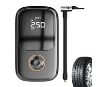 Pompe à vélo Portable, Pompe à vélo de Route, Pompe de Pneu d'air de Chargement USB Intelligente, Accessoires de Soins de Voiture multimode avec éclairage LED pour Les Voyages à Domicile