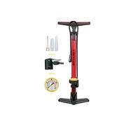 Dunlop Pompe à vélo en acier H61 x l11 x L24 cm Rouge
