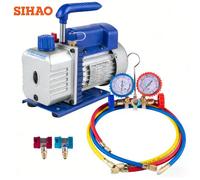 Pompe à vide 114 L/min - Frigoriste Climatiseur 1720RPM - 4CFM by SIHAO,1/3CV,245W