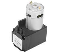 Pompe à vide, 12V Mini Diaphragm Air Compressor -80KPA 12L / min Pompe silencieuse compacte pour générateur d'oxygène, emballage à vide, équipement d'automatisation de laboratoire