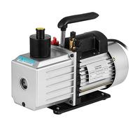 Pompe à vide 1HP deux étages HVAC palettes rotatives dégazage traitement climatisation Auto AC réfrigérant pompe 2 Haute efficacité(8CFM 1HP)