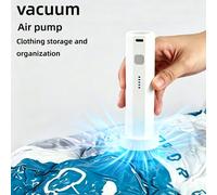 Pompe à vide 2-en-1, fonctions d'aspiration et de gonflage, convient pour l'emballage sous vide, le rangement des vêtements, comme les bouées de natation, les tapis de couchage gonflables d'extérieur 