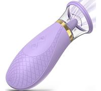 Pompe à Vide Clitoris et Vagin Masseur électrique portable féminin Vîbro-Mâsseur Clîtoridîen,avec 10 modes de vibrations magiques,charge UBS,réglage silencieux,étanche IPX7 femelle