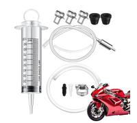 Pompe à vide de frein - Unité d'aspiration d'air professionnelle, Full Kit Extraction Collection, 12 accessoires Power Assist Pack | Outil de service conçu pour l'entretien de la moto, de la marine