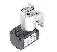 Pompe à vide de grande puissance, pompe d’aspiration à pression négative, vide élevé - 72 kPa, 8 W, 12 L/min, pompe à membrane sans avec support, pour l’analyse des gaz et (24 V CC)