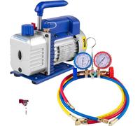 Pompe à vide, débit de 1,8 CFM, e CE, 220V, 18CFM 1-4HP Jauge, EU
