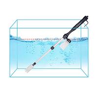 Pompe à Vide électrique Multifonctionnelle pour Nettoyeur de Gravier D'aquarium, Fonctionne sur Batterie, Niveau d'eau adapté à 11 Cm-62 Cm, Matériau ABS Léger