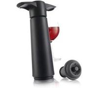 Vacu Vin Pompe à vide noire + 1 bouchon