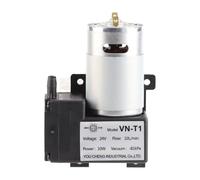 Pompe à Vide Micro CC VN T1, Mini-Pompe à Vide à Usage Industriel, Pompe de dépression à Faible Bruit de 10 L/Min avec Corps en Plastique Technique, entraînement électrique 12 V/24 (DC24V)