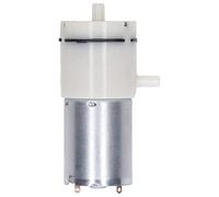 Pompe à vide miniature klanata, pompe à diaphragme DC micro-aérienne avec ports d'air à angle à 90 degrés blancs pour l'échantillonnage à l'air, équipement d'instruments (Dc6v)